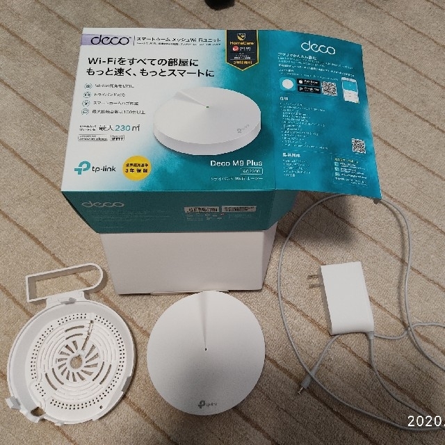 【正常稼働品】TP-Link Deco M9 Plus トライバンドルーターPC/タブレット