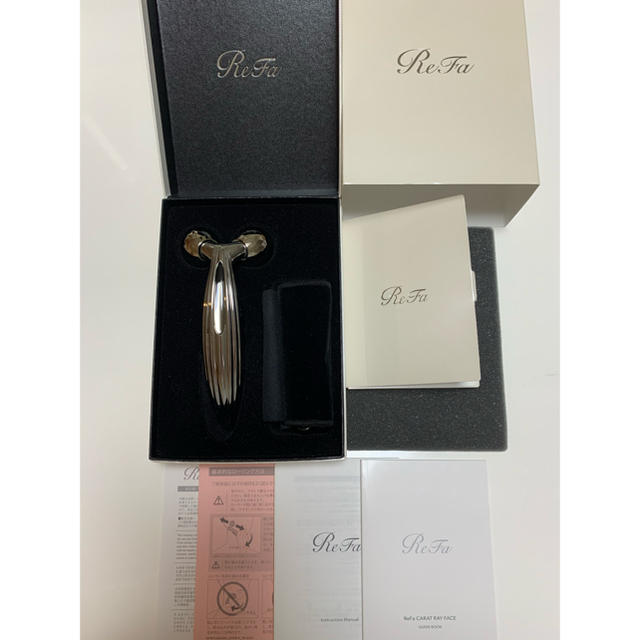 ReFa(リファ)のREFA CARAT《ほぼ未使用・保証書付きReFa リファカラットレイフェイス スマホ/家電/カメラの美容/健康(フェイスケア/美顔器)の商品写真