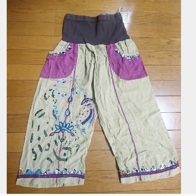 新品 アジアン エスニック ウエストゴム パンツ