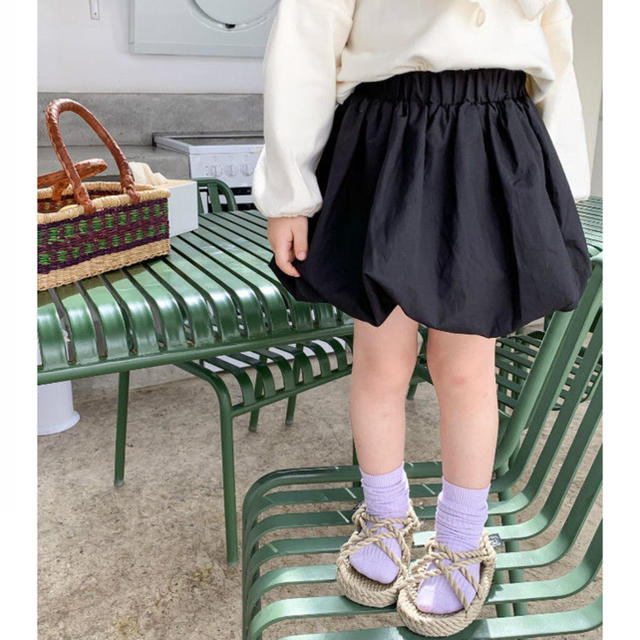 kankokutime  韓国子供服　バルーンスカート キッズ/ベビー/マタニティのキッズ服女の子用(90cm~)(スカート)の商品写真