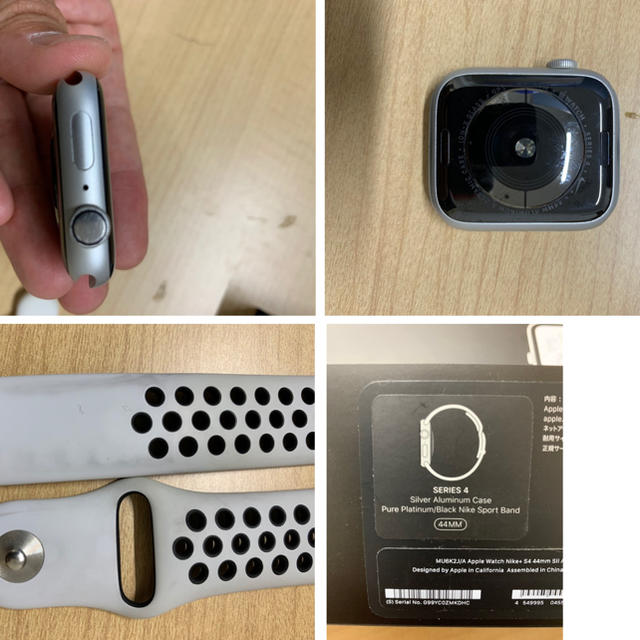 Apple Watch(アップルウォッチ)のおまけたくさん　APPLE WATCH4 NIKE+ 44 GPS メンズの時計(腕時計(デジタル))の商品写真