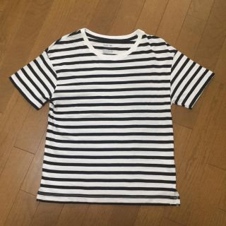 ジーユー(GU)のボーダーTシャツ(Tシャツ(半袖/袖なし))