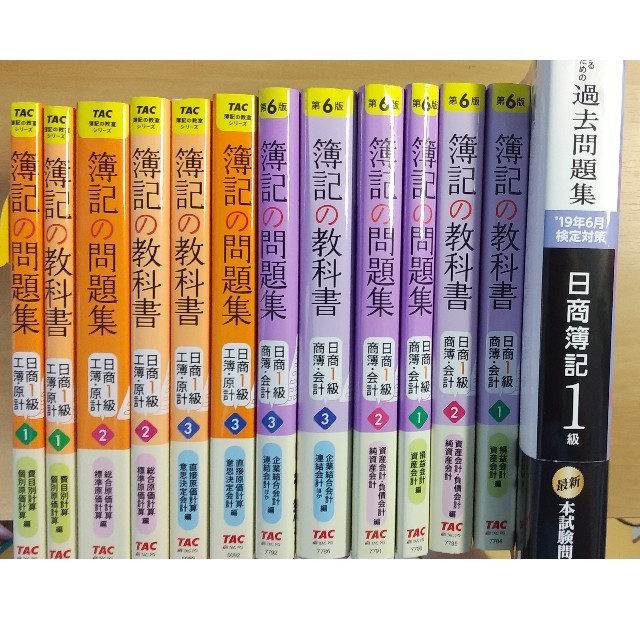 TAC出版 簿記1級教科書、問題集、過去問、予想問題集-