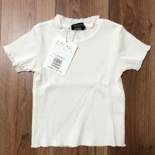 ベベ(BeBe)の新品未使用 BeBe 半袖 Tシャツ ホワイト 95(Tシャツ/カットソー)