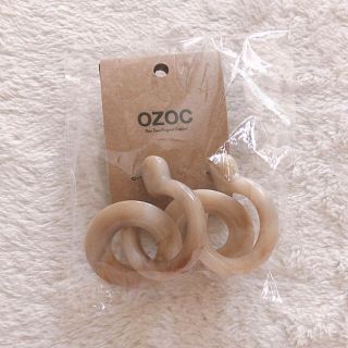 オゾック(OZOC)のozoc ＊ べっこう風ダブルリングピアス(ピアス)