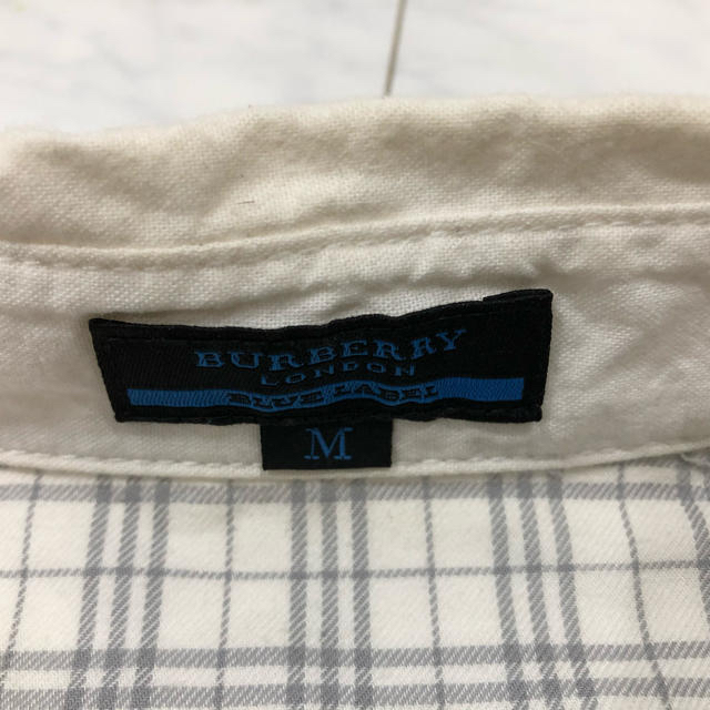 BURBERRY BLUE LABEL(バーバリーブルーレーベル)のBurberry BLUELABEL バーバリー ブルーレーベル チェック M メンズのトップス(シャツ)の商品写真