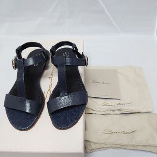 Santoni - サントーニ レディースサンダル 新品未使用の通販|ラクマ