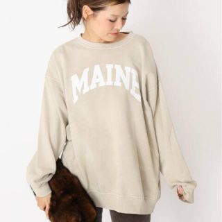 ドゥーズィエムクラス(DEUXIEME CLASSE)の新品 ドゥーズィエムクラス MAINE vintage スウェット(トレーナー/スウェット)