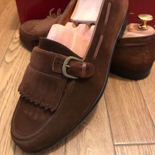 サルヴァトーレフェラガモ(Salvatore Ferragamo)のSalvatore Ferragamo  スウェードローファー(ドレス/ビジネス)