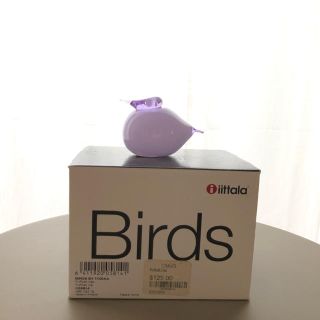 イッタラ(iittala)の*まーさま専用* Puffball ライラック 箱、リーフレットあり(置物)