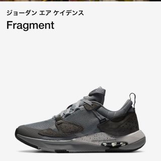 フラグメント(FRAGMENT)の烏龍兄さん専用フラグメント×ジョーダン エア ケイデンス "パーティクルグレー"(スニーカー)