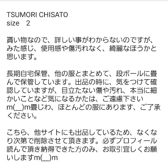 TSUMORI CHISATO(ツモリチサト)のTSUMORI CHISATO　ワンピ？チュニック？ レディースのトップス(チュニック)の商品写真