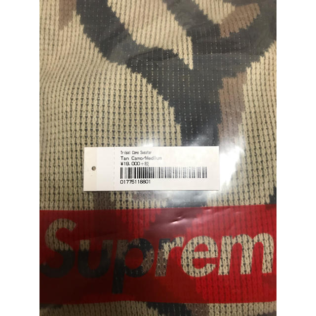 Supreme(シュプリーム)のsupreme  トライバルカモセーター　M メンズのトップス(ニット/セーター)の商品写真