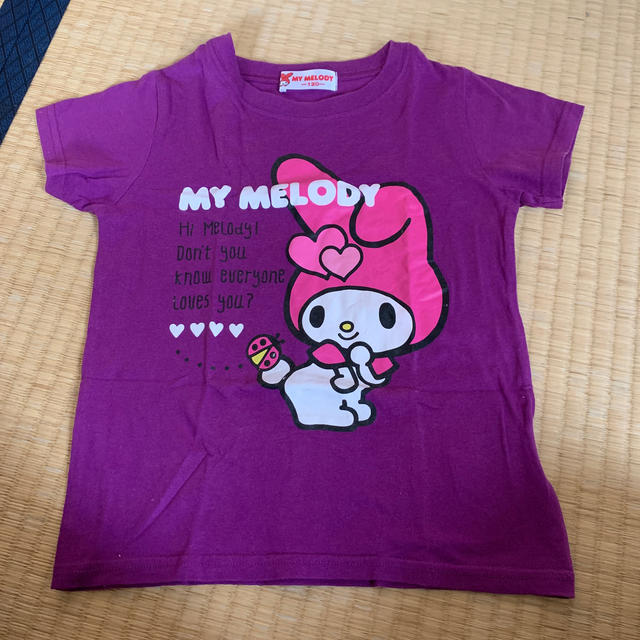 サンリオ(サンリオ)のマイメロ☆Tシャツ120 キッズ/ベビー/マタニティのキッズ服女の子用(90cm~)(Tシャツ/カットソー)の商品写真