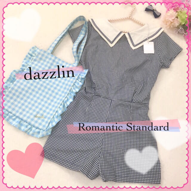 dazzlin(ダズリン)のギンガム×セーラー♡おまけ付♡送料込も◎ レディースのバッグ(トートバッグ)の商品写真