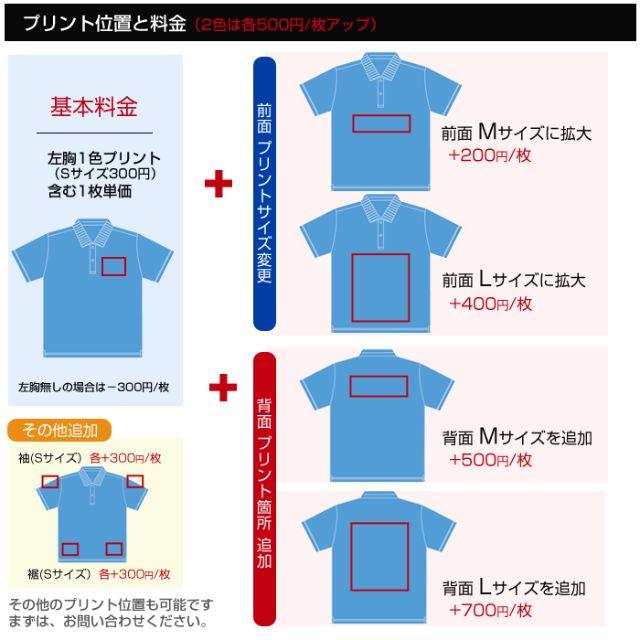 ポロシャツ 作成 Tシャツ オリジナル パーカー オーダー 制作 プリント 印刷 メンズのトップス(ポロシャツ)の商品写真