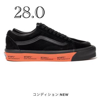 ダブルタップス(W)taps)のWTAPS × VANS OG OLD SKOOL LX BLACK(スニーカー)