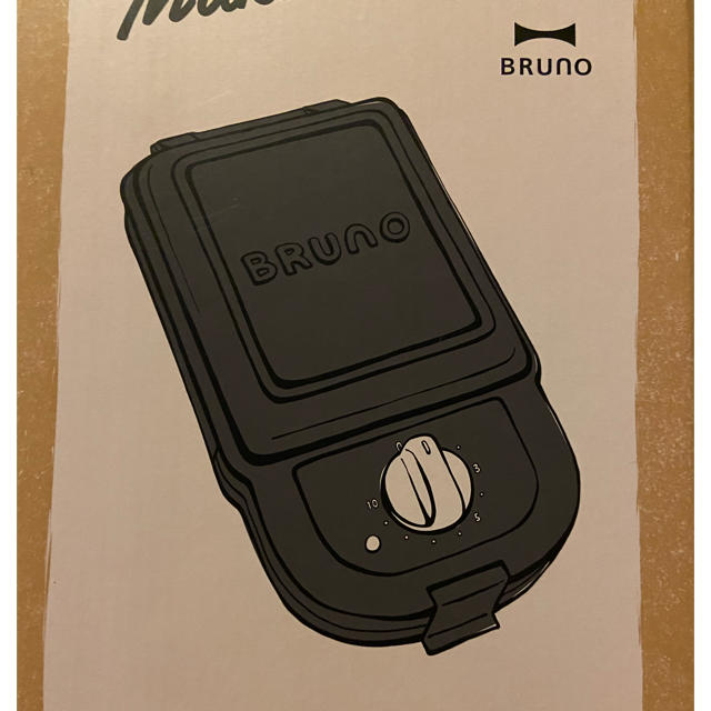 BRUNO ホットサンドメーカー　黒