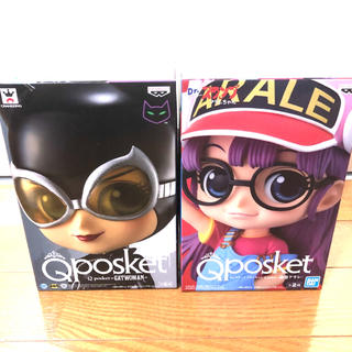 バンプレスト(BANPRESTO)のQ posket 則巻アラレ ＆ Q posket CATWOMAN 2体セット(フィギュア)