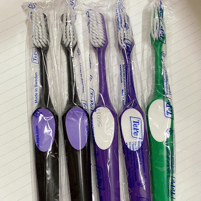 Tepe スプリーム 歯ブラシ 5本セット コスメ/美容のオーラルケア(歯ブラシ/デンタルフロス)の商品写真