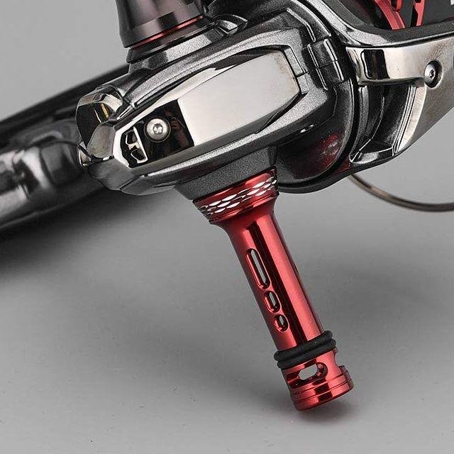 SHIMANO(シマノ)のGomexus【ゴメクサス】シマノ、ダイワ用 リールスタンド レッド スポーツ/アウトドアのフィッシング(リール)の商品写真