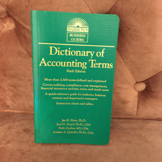 Dictionary of Accounting Terms(洋書)