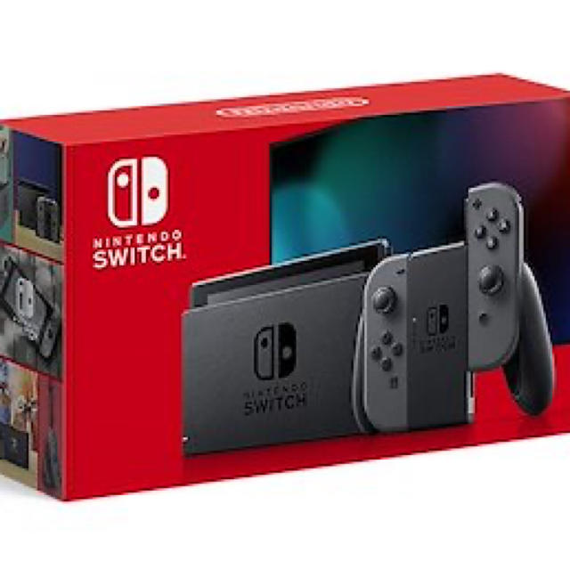 Nintendo Switch(ニンテンドースイッチ)の新品未開封★Switch 任天堂スイッチ 本体 グレー ニンテンドウ エンタメ/ホビーのゲームソフト/ゲーム機本体(家庭用ゲーム機本体)の商品写真