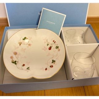 ウェッジウッド(WEDGWOOD)のWEDGWOOD お皿&ペアグラス(グラス/カップ)