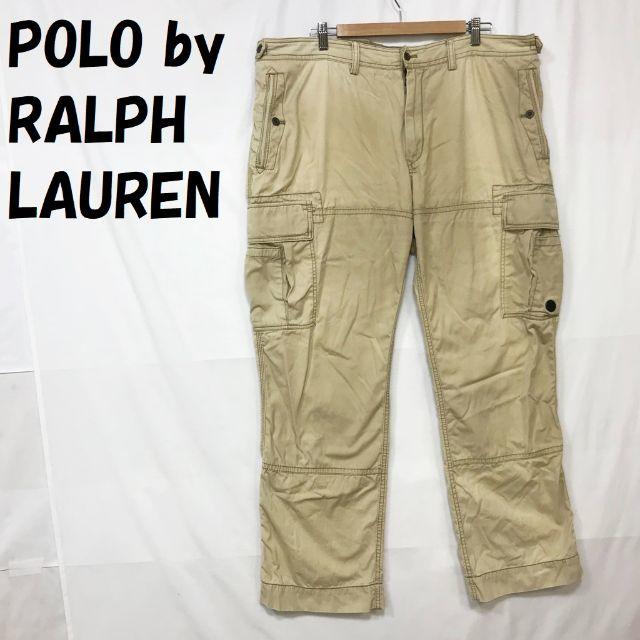 POLO RALPH LAUREN(ポロラルフローレン)の購入者ありポロ ラルフローレン ロング カーゴパンツ ベージュ サイズ44/32 メンズのパンツ(ワークパンツ/カーゴパンツ)の商品写真