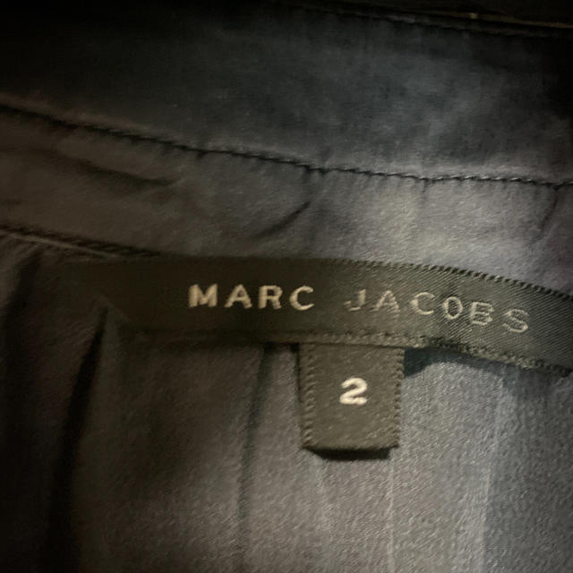 MARC JACOBS(マークジェイコブス)の【正規品】マークジェイコブス シルクライン切替デザインプリーツスカート レディースのスカート(ひざ丈スカート)の商品写真