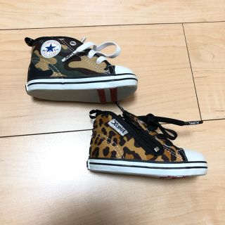 エックスガール(X-girl)の| 値下げ | X-girl × CONVERSE コラボスニーカー 12cm (スニーカー)