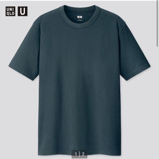 ユニクロ(UNIQLO)のユニクロU クルーネックT 紺　XL 新品未使用(Tシャツ/カットソー(半袖/袖なし))