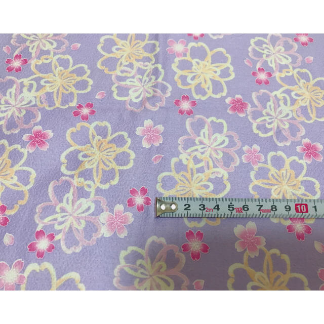 和柄 桜 さくら ハンドメイド 生地 ハギレ - 生地/糸