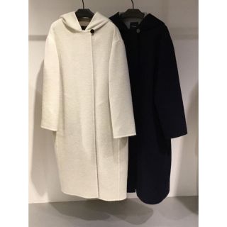 セオリー(theory)のTheory 19SS フーデットコート アイボリー(ロングスカート)