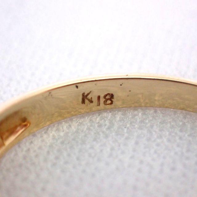 K18 ルビー ダイヤモンド リング 15号[g283-10］ レディースのアクセサリー(リング(指輪))の商品写真