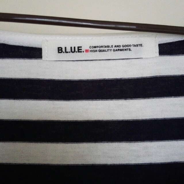 B.L.U.E.(ビーエルユーイー)のトップス ボーダー Tシャツ レディースのトップス(Tシャツ(半袖/袖なし))の商品写真
