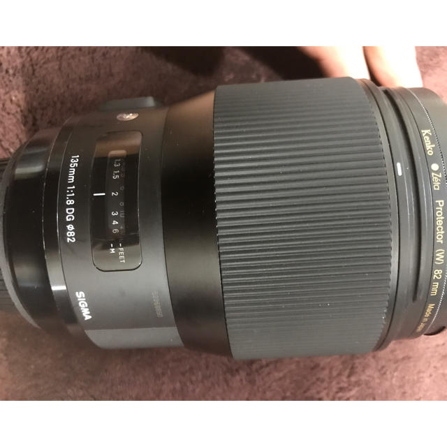 超美品 SIGMA - sigma 135mm f1.8 dg hsm キャノン用 レンズ(単焦点
