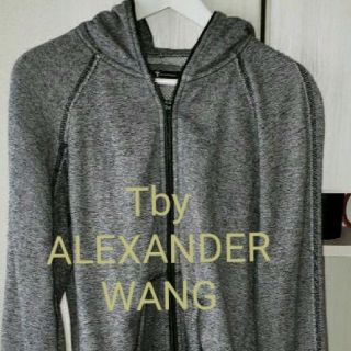 アレキサンダーワン(Alexander Wang)のT by Alexander Wang パーカー　霜降りグレー(パーカー)