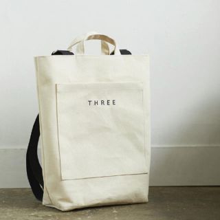 スリー(THREE)のTHREE ノベルティー　新品未使用未開封(トートバッグ)