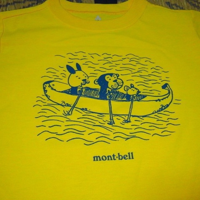 mont bell(モンベル)のモンベル キッズ 半袖 Tシャツ   120 キッズ/ベビー/マタニティのキッズ服男の子用(90cm~)(Tシャツ/カットソー)の商品写真