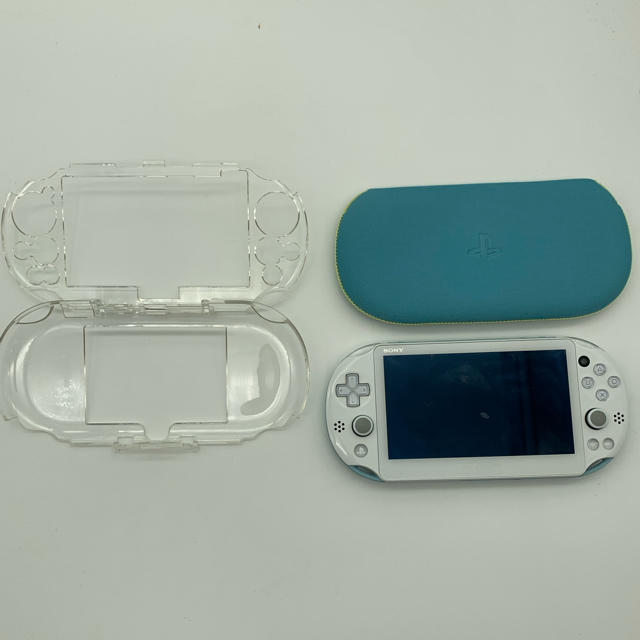 ゲームソフト/ゲーム機本体PlayStation Vita  本体　ライトブルー　ソフト付き