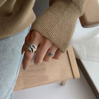 ビューティアンドユースユナイテッドアローズ(BEAUTY&YOUTH UNITED ARROWS)のsilver925ring set(リング(指輪))