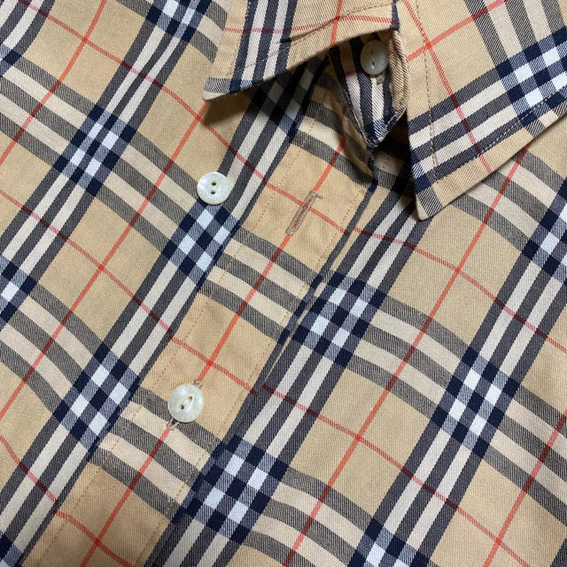 BURBERRY(バーバリー)のBURBERRY バーバリー　シャツ　半袖 レディースのトップス(シャツ/ブラウス(半袖/袖なし))の商品写真