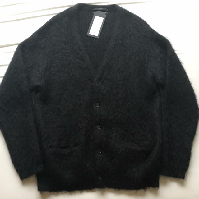 UNUSED(アンユーズド)のUNUSED モヘアカーディガン US1642 19AW SIZE2 BLACK メンズのトップス(カーディガン)の商品写真