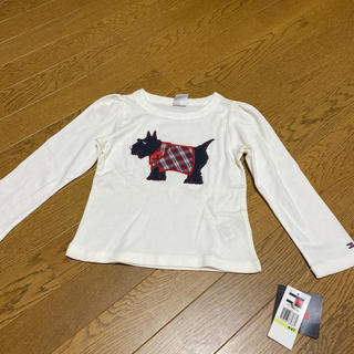 トミーヒルフィガー(TOMMY HILFIGER)の新品タグ付トミーフィルフィガーパフロングTシャツサイズ4T(Tシャツ/カットソー)