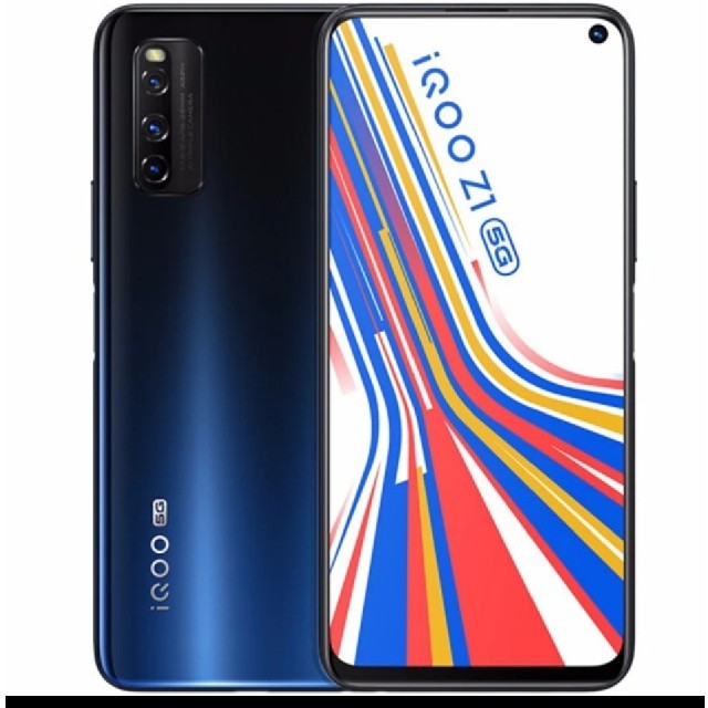 ANDROID - IQOO z1 新品、未開封、自作の設定取説付、ブルー の通販 by 楽天@@@'s shop｜アンドロイドならラクマ