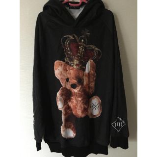 TRAVAS TOKYO✨Crown bear Super big hoodie