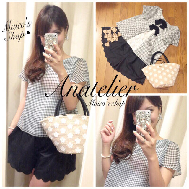 anatelier(アナトリエ)の美品♡anatelierリボンブラウス レディースのトップス(シャツ/ブラウス(半袖/袖なし))の商品写真