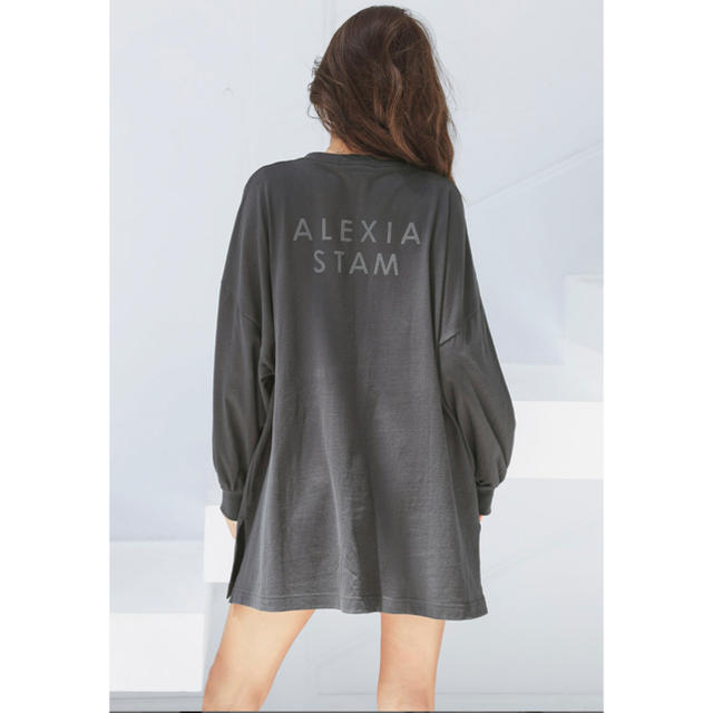 ALEXIA STAM(アリシアスタン)のBack Separated Logo Long Sleeve Tee メンズのトップス(Tシャツ/カットソー(七分/長袖))の商品写真