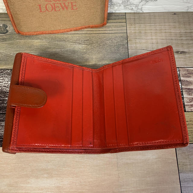 LOEWE(ロエベ)のLOEWE ロエベ　折畳み財布 ミニ財布 レディースのファッション小物(財布)の商品写真